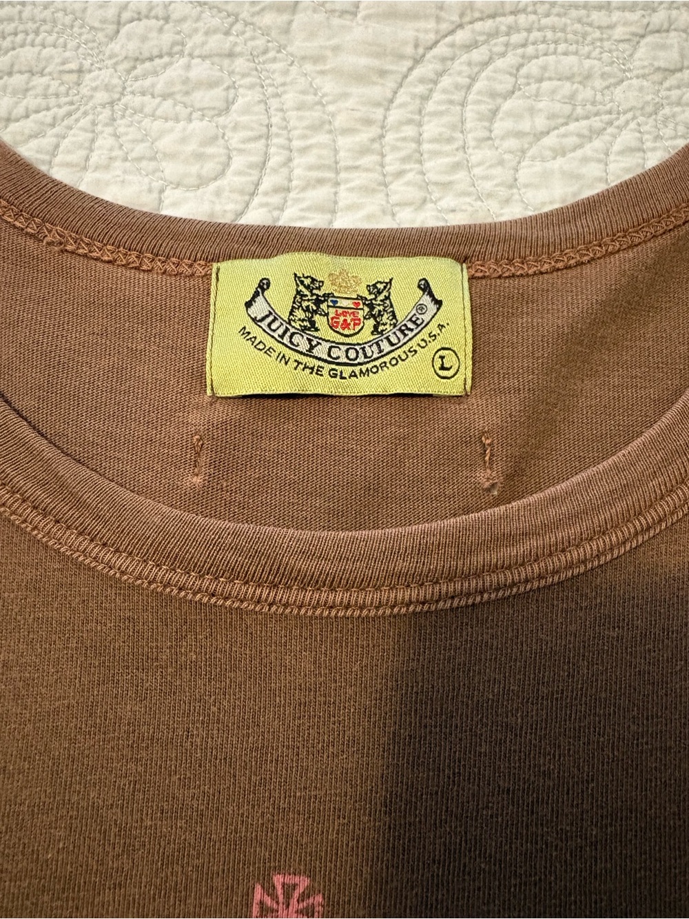 Vintage Juicy Couture crewneck t-shirt. Size large. - Picture 4 of 10